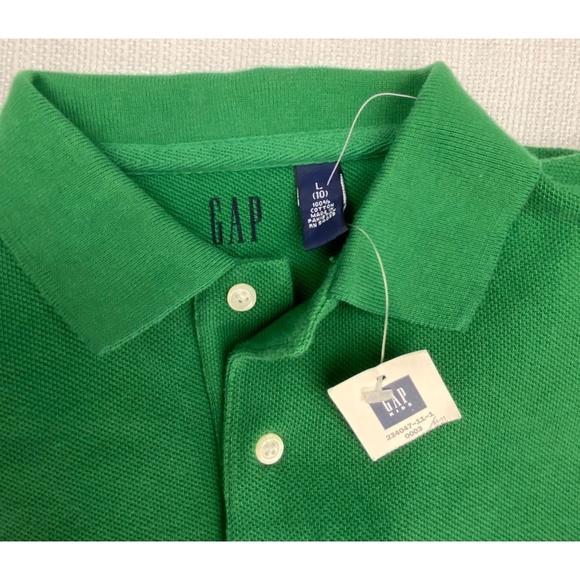 NWT GAP SHORT SLEEVE POLO , SIZE 10 YOUTH - Picture 1 of 3